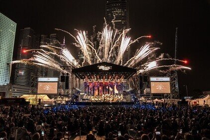 HK Phil’s Annual Outdoor Extravaganza
Swire Symphony Under The Stars 
Drew Nearly 20,000 Music Lovers to Central Harbourfront